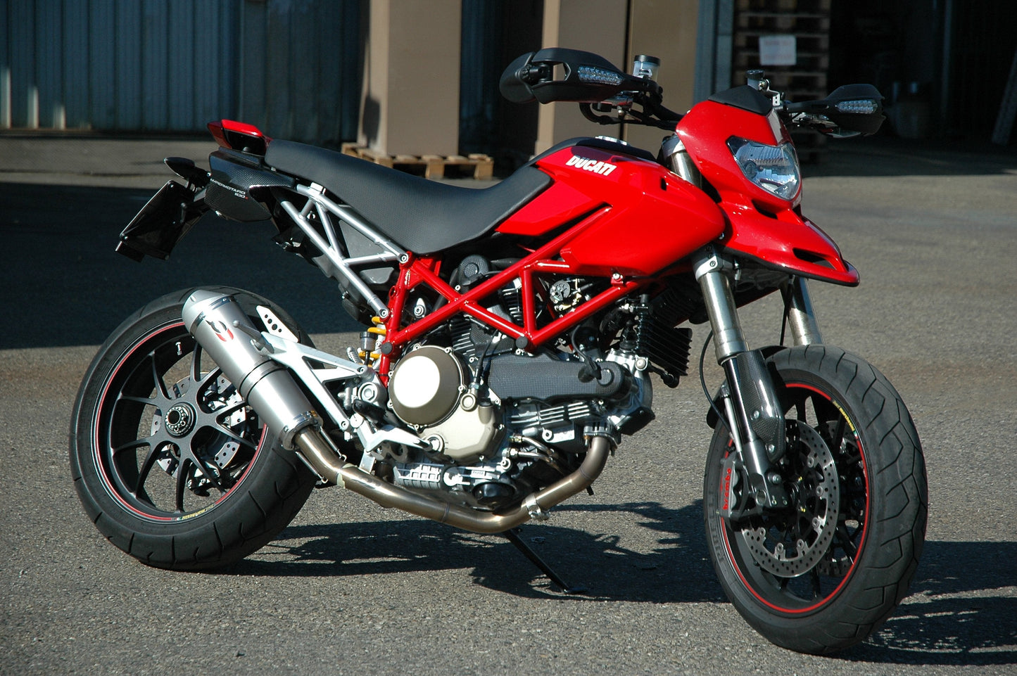 QD EXHAUST Ducati Hypermotard 1100 (07/09) Full Exhaust System "Tri-Cone" (EU homologated)
