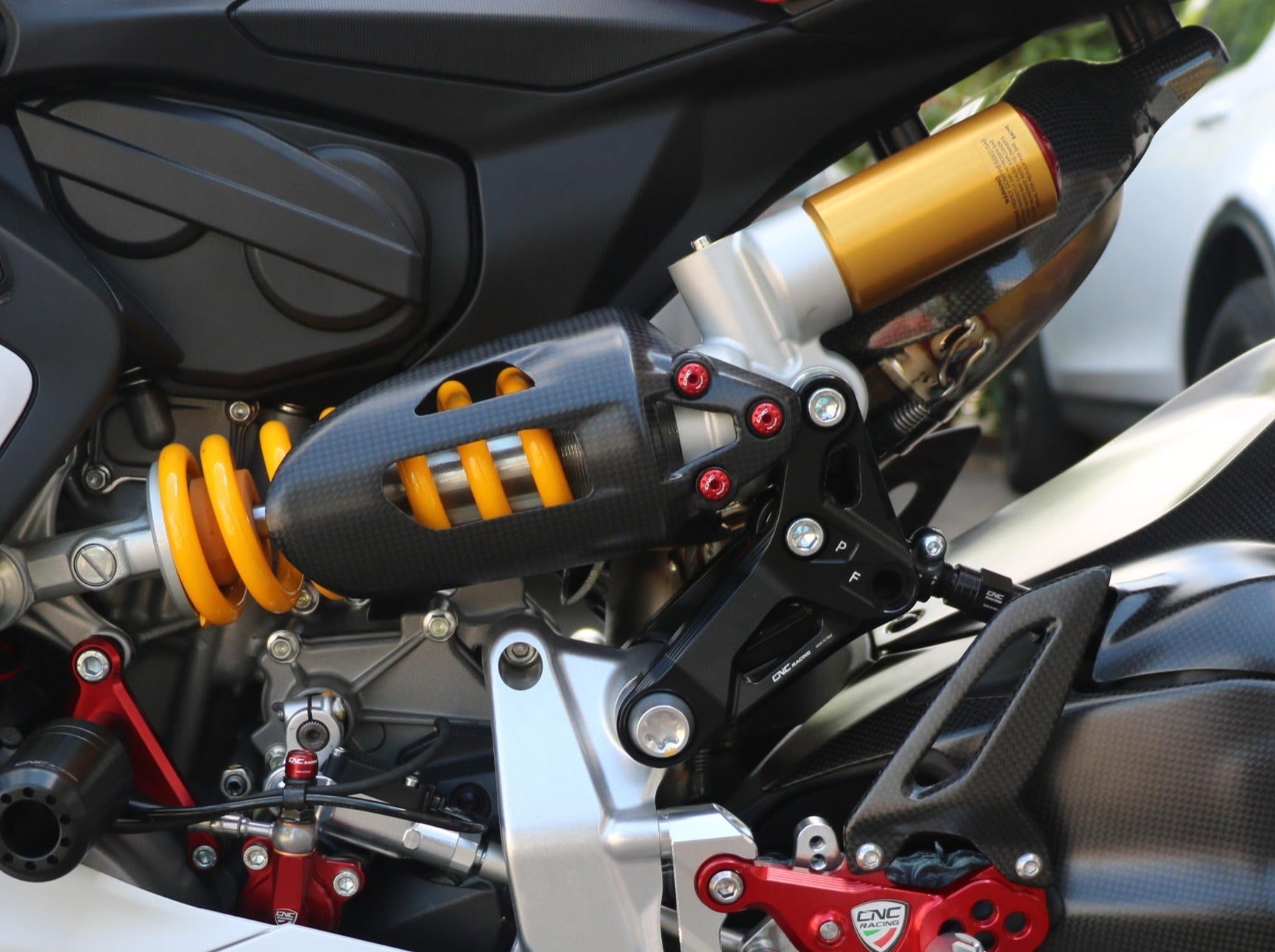 KV397 - CNC RACING Ducati Panigale / Streetfighter V2 Shock Absorber Cover Screws Kit – Accessories in the Factory Racing Motorcycle Aftermarket Accessories and Parts Online Shop