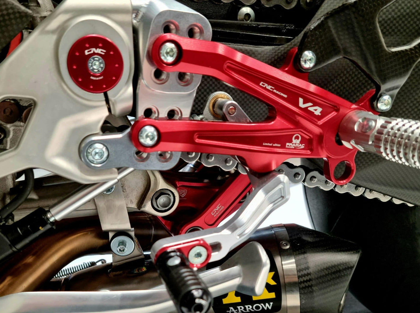 AP004 - CNC RACING Ducati Panigale V4 / Streetfighter V4 (18/24) Rear Suspension Rocker Arm – Accessories in the Factory Racing Motorcycle Aftermarket Accessories and Parts Online Shop
