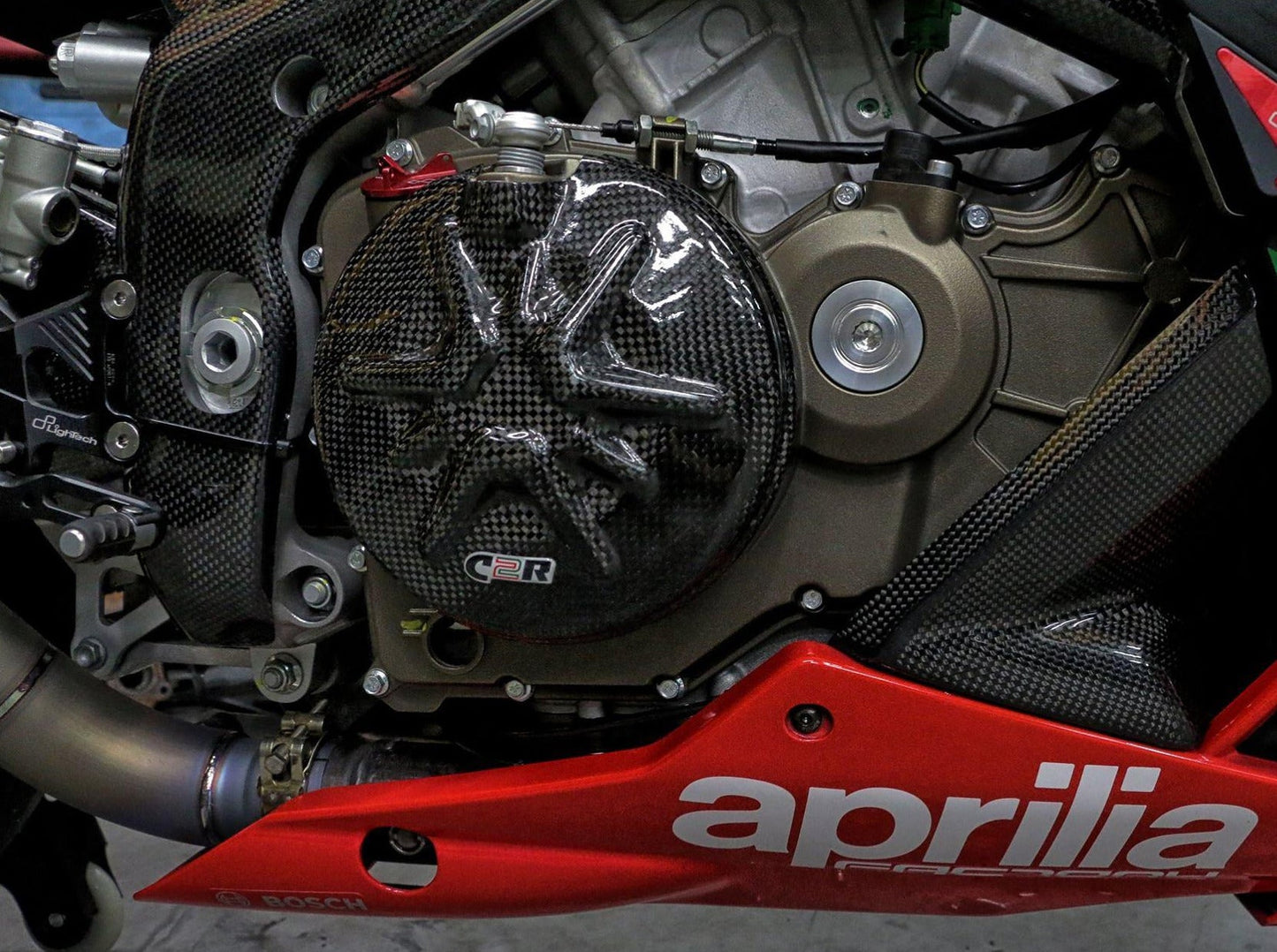 CARBON2RACE Aprilia Tuono V4 (2011+) Carbon Engine Covers Protection Set