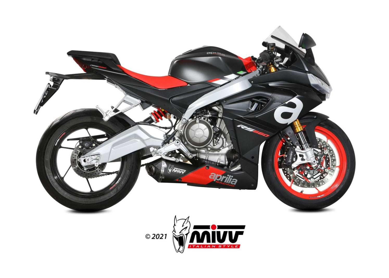 MIVV A.014 Aprilia RS660 (2020+) Full System Steel Exhaust "Delta Race" (black; approved) – Accessories in the 2WheelsHero Motorcycle Aftermarket Accessories and Parts Online Shop