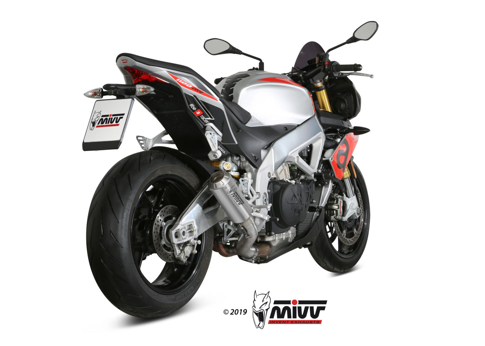 MIVV A.012 Aprilia TuonoV4 1100(18/20) Slip-on Exhaust "MK3" (stainless steel; not approved) – Accessories in the 2WheelsHero Motorcycle Aftermarket Accessories and Parts Online Shop