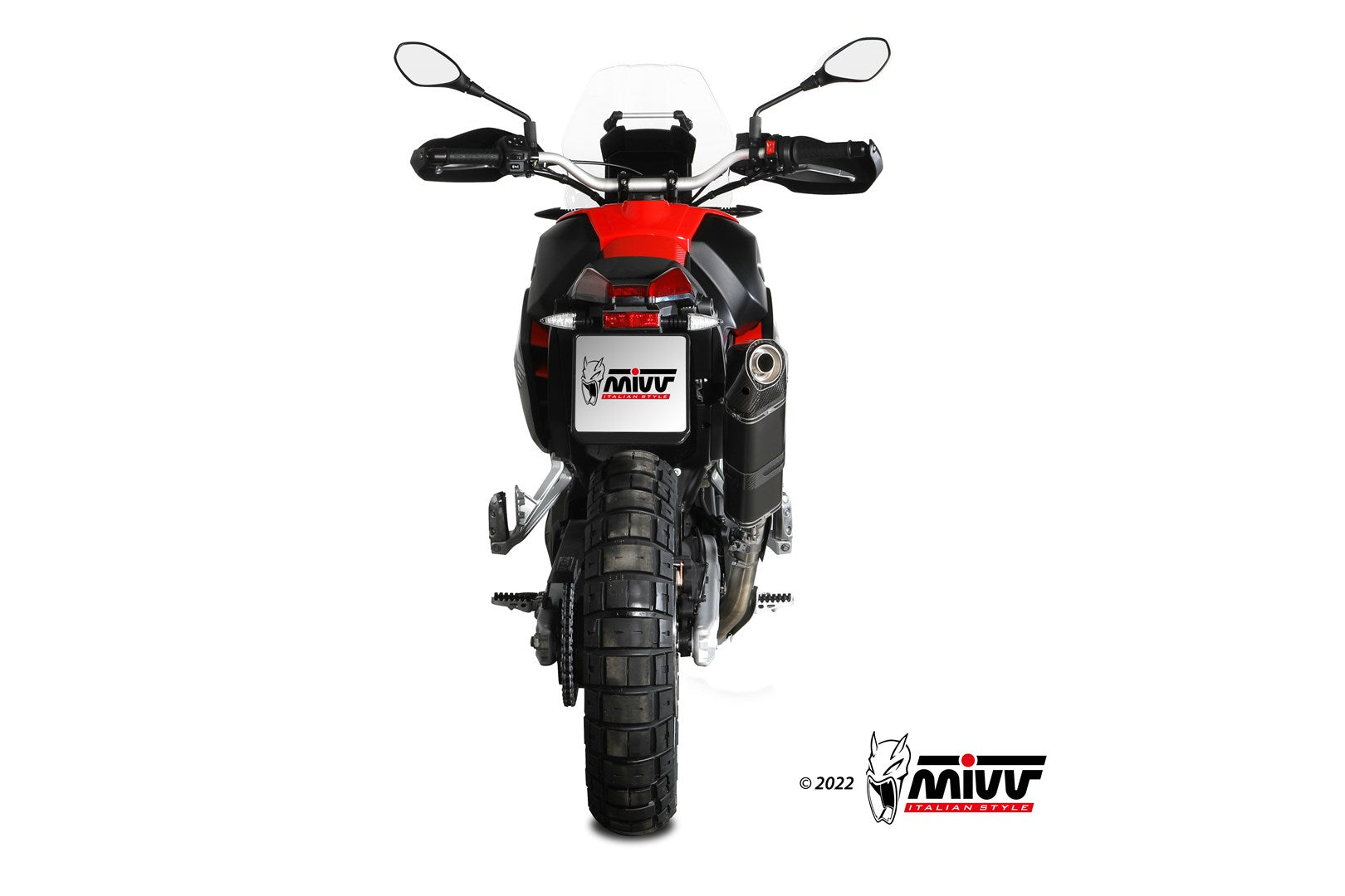 MIVV A.017 Aprilia Tuareg 660 (2022+) Slip-on Exhaust "Speed Edge" (black; approved) – Accessories in the 2WheelsHero Motorcycle Aftermarket Accessories and Parts Online Shop
