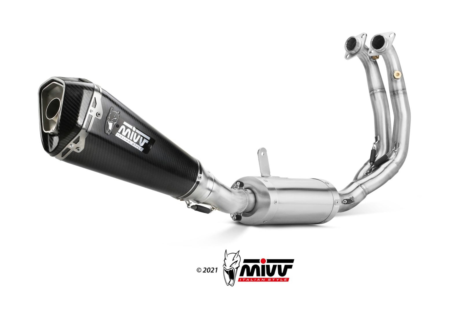 MIVV A.013 Aprilia RS660 (2020+) Full System Steel High Exhaust "Delta Race" (carbon; approved) – Accessories in the 2WheelsHero Motorcycle Aftermarket Accessories and Parts Online Shop