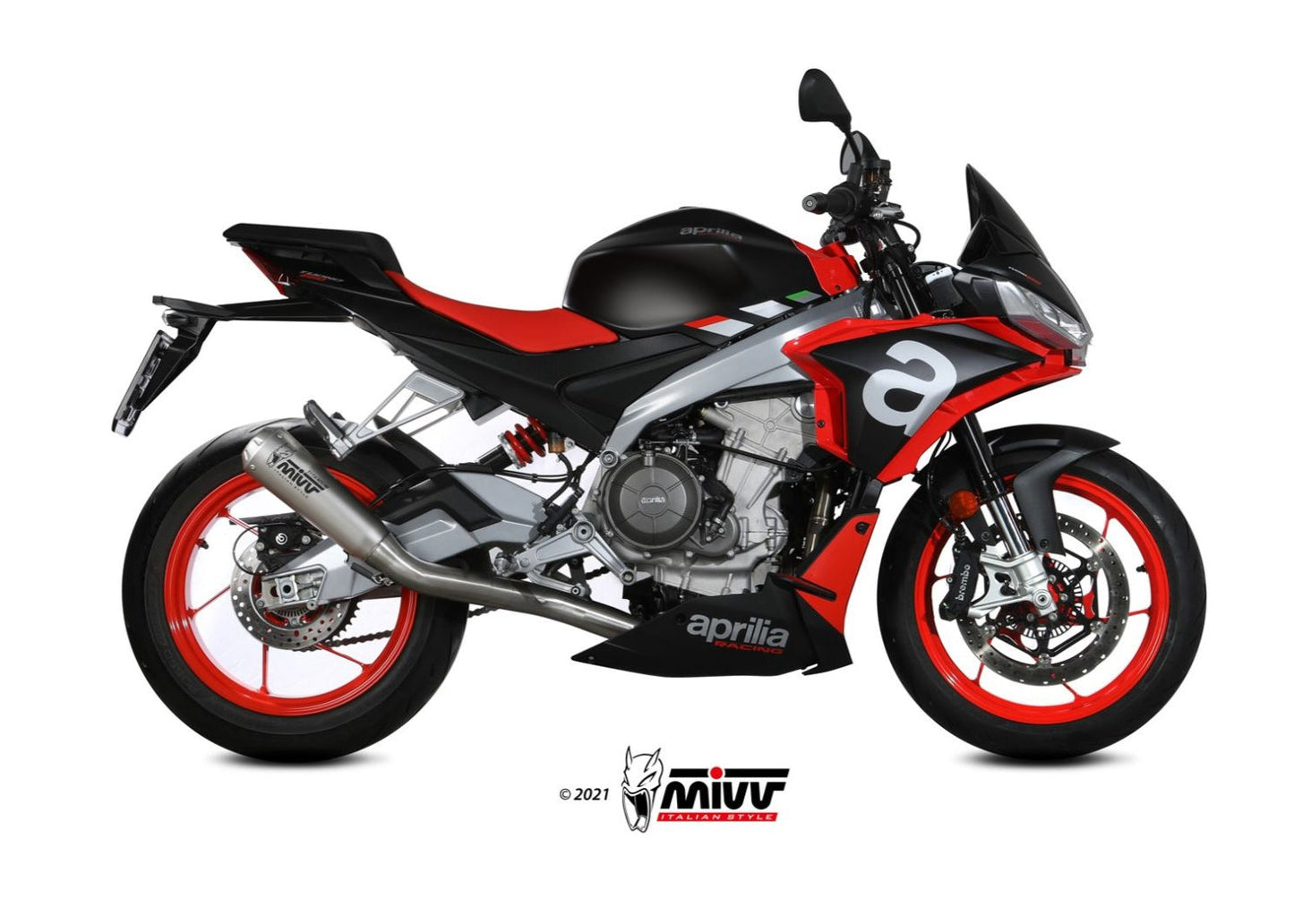 MIVV X.AP.0001 Aprilia RS660 (2020+) Full System Steel High Exhaust (stainless steel; not approved) – Accessories in the 2WheelsHero Motorcycle Aftermarket Accessories and Parts Online Shop