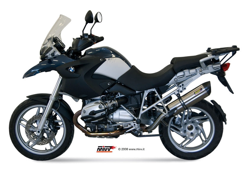 MIVV B.002 BMW R 1200 GS / Adventure (04 / 07) Slip-on Exhaust "Suono" (stainless steel; approved) – Accessories in the 2WheelsHero Motorcycle Aftermarket Accessories and Parts Online Shop