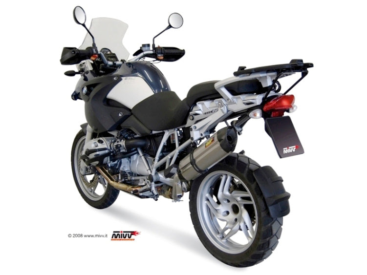 MIVV B.002 BMW R 1200 GS / Adventure (04 / 07) Slip-on Exhaust "Suono" (stainless steel; approved) – Accessories in the 2WheelsHero Motorcycle Aftermarket Accessories and Parts Online Shop