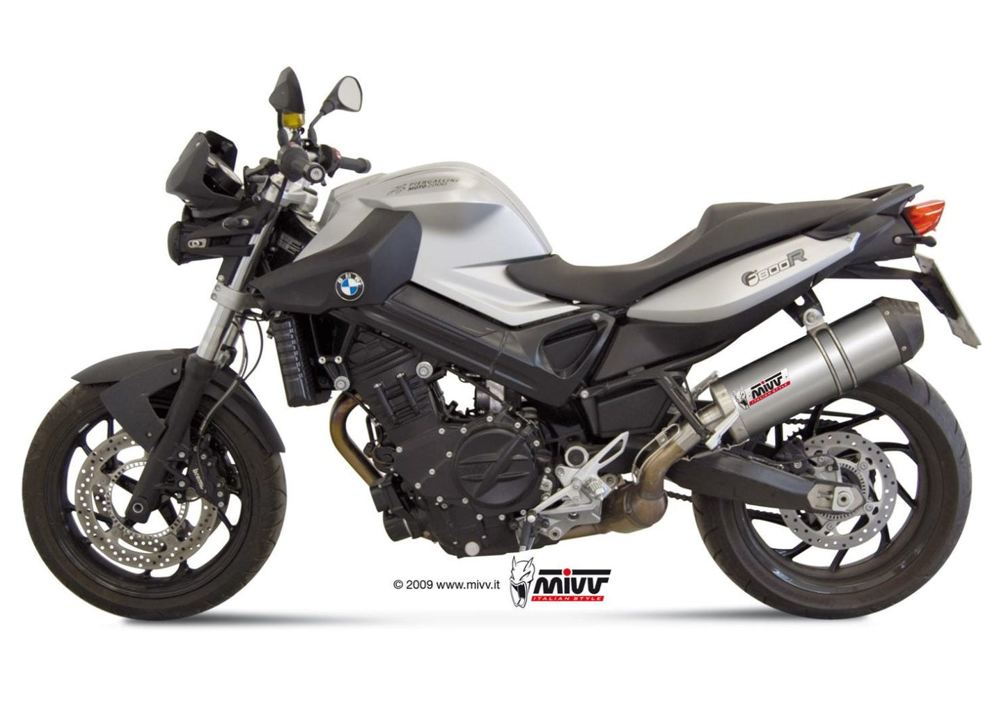 MIVV B.008 BMW F 800 R / GT (09/20) Slip-on Exhaust "Oval" (titanium + carbon cap; approved) – Accessories in the 2WheelsHero Motorcycle Aftermarket Accessories and Parts Online Shop