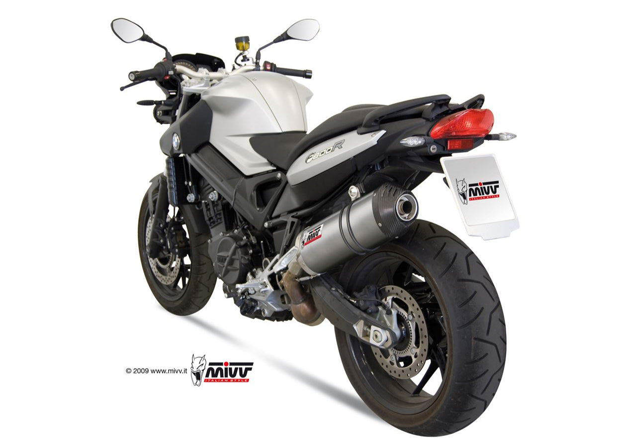 MIVV B.008 BMW F 800 R / GT (09/20) Slip-on Exhaust "Oval" (titanium + carbon cap; approved) – Accessories in the 2WheelsHero Motorcycle Aftermarket Accessories and Parts Online Shop