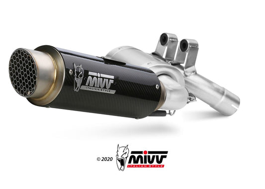 MIVV B.038 BMW F 900 R (2020+) Slip-on Exhaust "GP Pro" (carbon; approved) – Accessories in the 2WheelsHero Motorcycle Aftermarket Accessories and Parts Online Shop