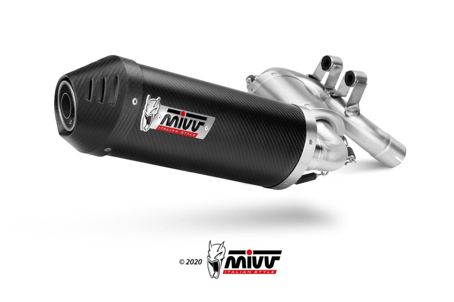 MIVV B.037 BMW F 900 XR (20/24) Slip-on Exhaust "Oval" (carbon+cap; approved) – Accessories in the 2WheelsHero Motorcycle Aftermarket Accessories and Parts Online Shop