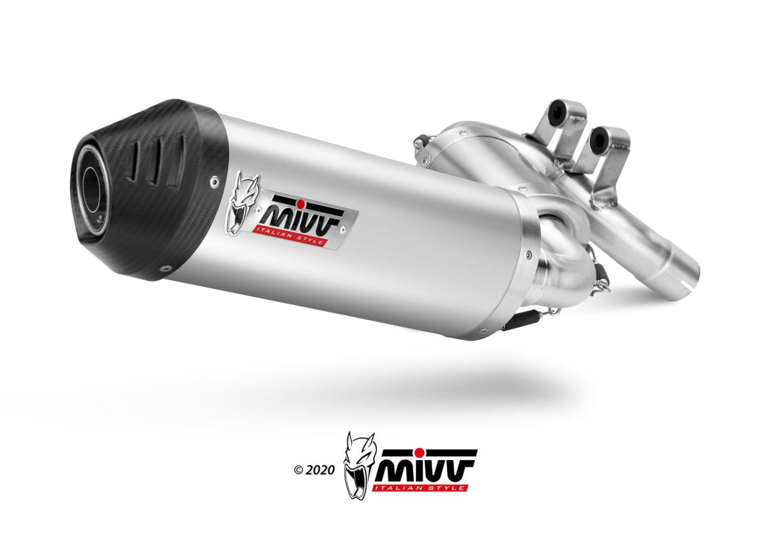 MIVV B.037 BMW F 900 XR (20/24) Slip-on Exhaust "Oval" (titanium+carbon cap; approved) – Accessories in the 2WheelsHero Motorcycle Aftermarket Accessories and Parts Online Shop