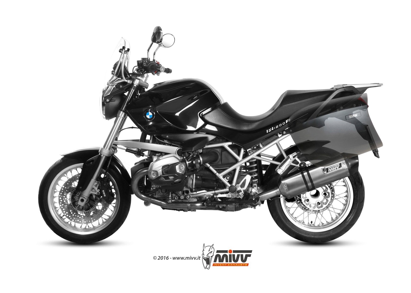 MIVV B.028 BMW R 1200 R (11 / 14) Slip-on Exhaust "Speed Edge" (stainless steel; approved) – Accessories in the 2WheelsHero Motorcycle Aftermarket Accessories and Parts Online Shop