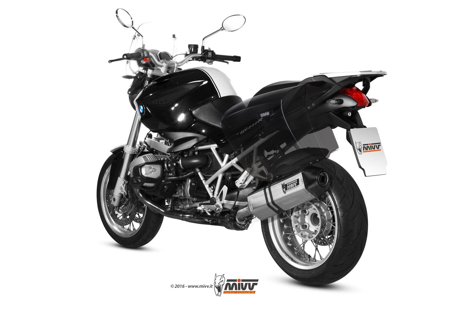 MIVV B.028 BMW R 1200 R (11 / 14) Slip-on Exhaust "Speed Edge" (stainless steel; approved) – Accessories in the 2WheelsHero Motorcycle Aftermarket Accessories and Parts Online Shop