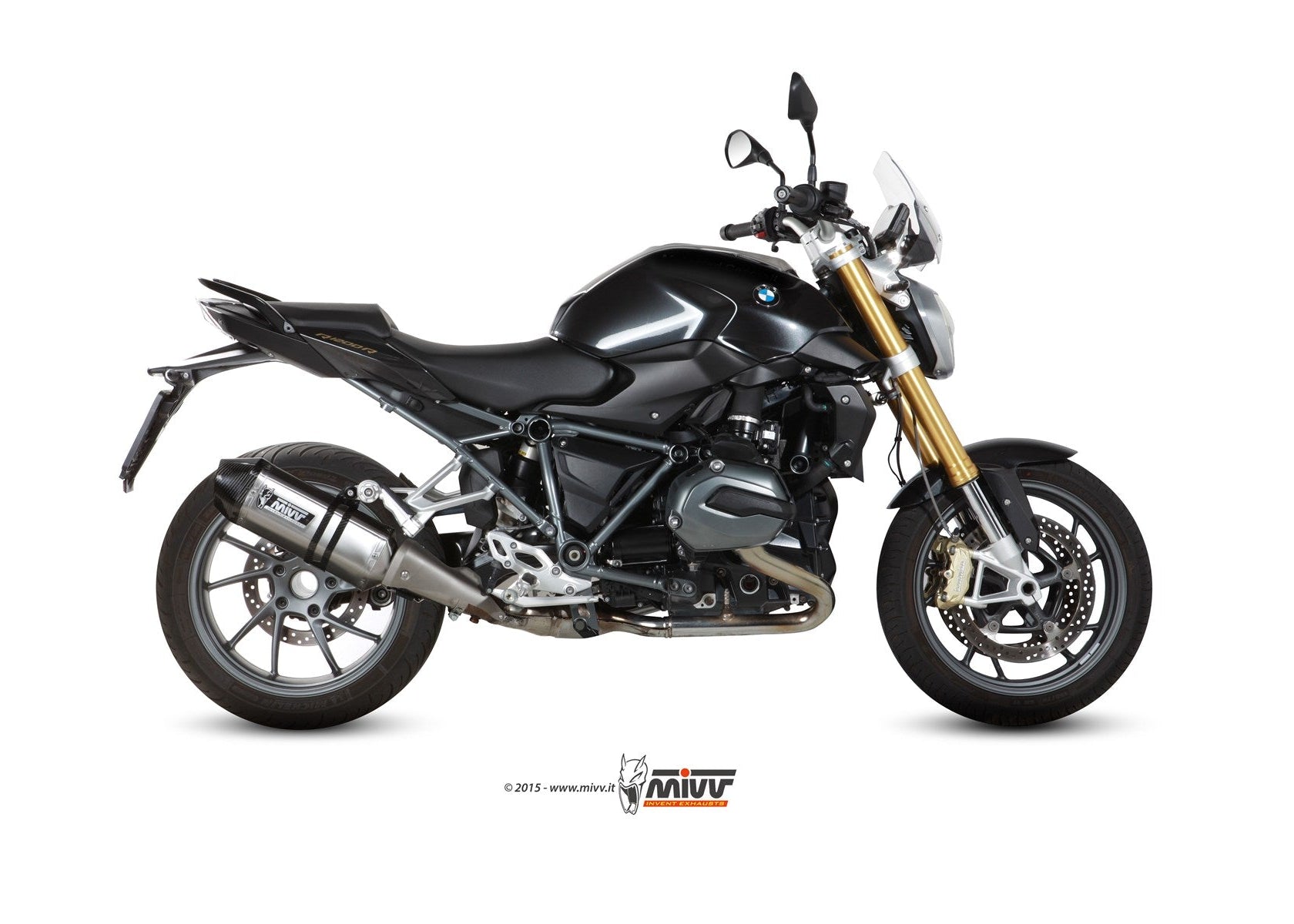 MIVV B.026 BMW R 1200 R (15 / 18) Slip-on Exhaust "Speed Edge" (stainless steel; approved) – Accessories in the 2WheelsHero Motorcycle Aftermarket Accessories and Parts Online Shop