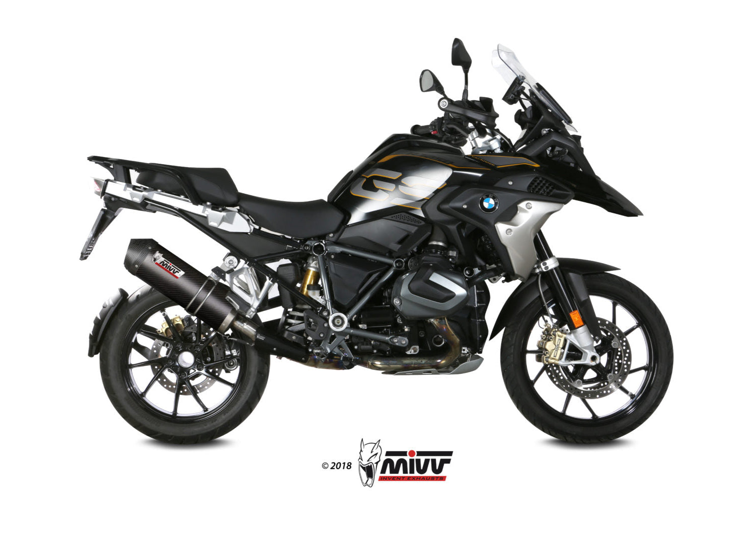 MIVV B.034 BMW R 1250 GS / Adventure (2019 + ) Slip-on Exhaust "Oval" (carbon+cap; approved) – Accessories in the 2WheelsHero Motorcycle Aftermarket Accessories and Parts Online Shop
