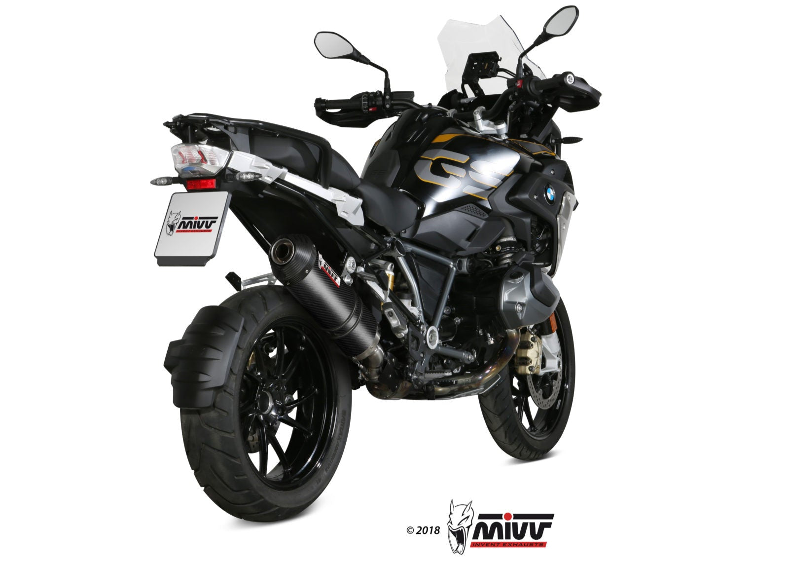 MIVV B.034 BMW R 1250 GS / Adventure (2019 + ) Slip-on Exhaust "Oval" (carbon+cap; approved) – Accessories in the 2WheelsHero Motorcycle Aftermarket Accessories and Parts Online Shop