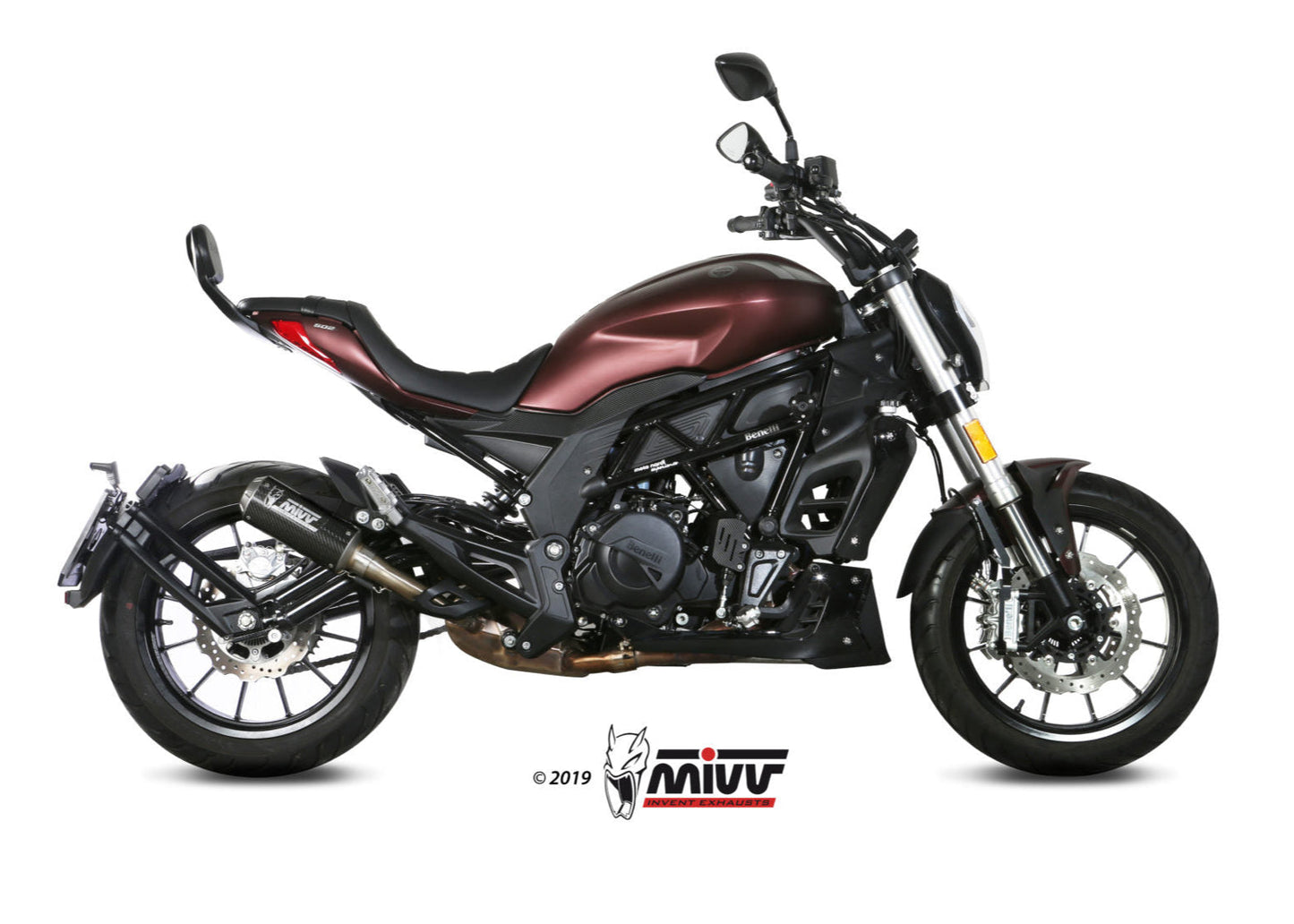 MIVV E.005 Benelli 502C (2019+) Slip-on Exhaust "MK3" (carbon; approved) – Accessories in the 2WheelsHero Motorcycle Aftermarket Accessories and Parts Online Shop