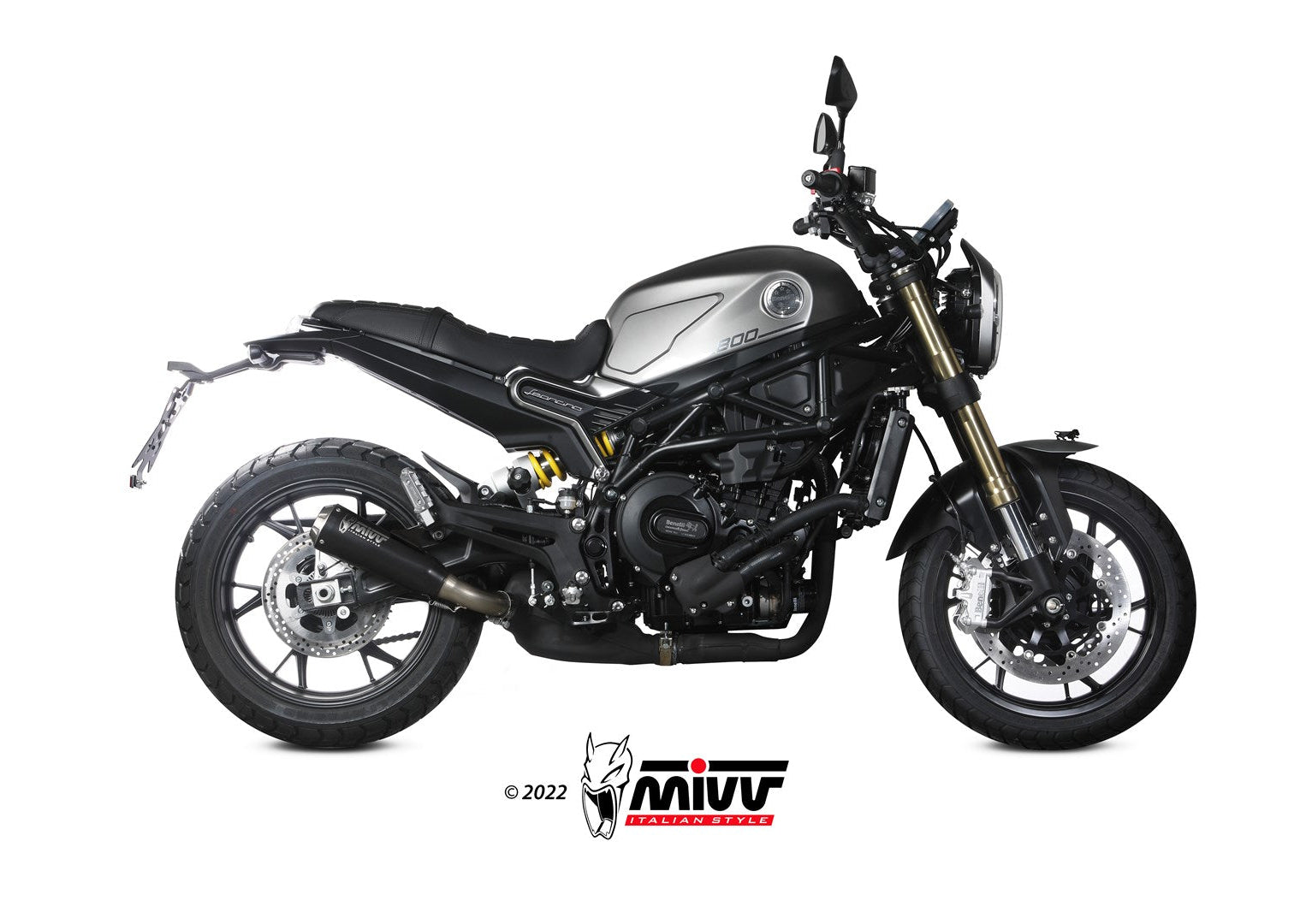MIVV E.008 Benelli Leoncino 800 (2022+) Slip-on Exhaust "X-M1" (black; approved) – Accessories in the 2WheelsHero Motorcycle Aftermarket Accessories and Parts Online Shop