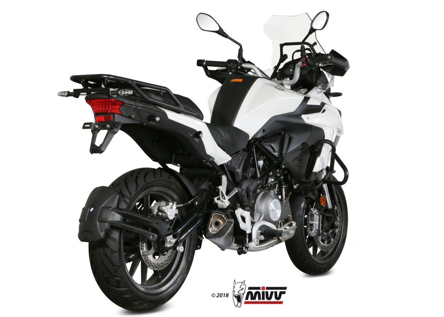 MIVV E.003 Benelli TRK 502 (2017+) Slip-on Exhaust "Delta Race" (Stainless Steel; approved) – Accessories in the 2WheelsHero Motorcycle Aftermarket Accessories and Parts Online Shop