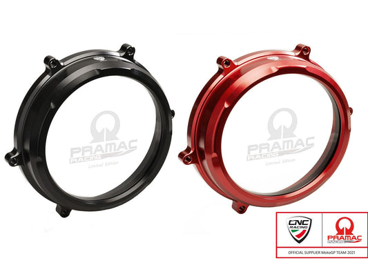 CA200PR - CNC RACING Ducati Panigale 959 / 1299 / 1199 (12/19) Clear Clutch Cover (Pramac edition) – Accessories in the Factory Racing Motorcycle Aftermarket Accessories and Parts Online Shop