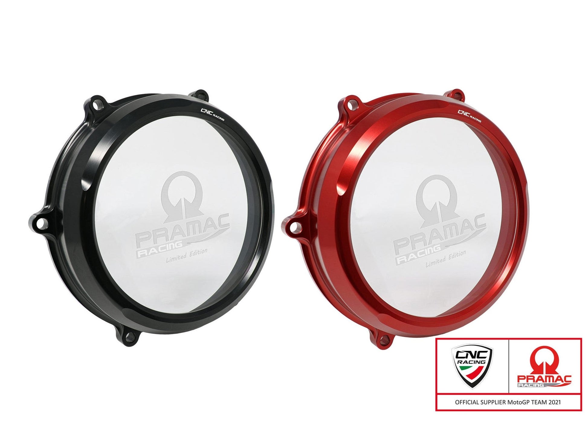 CA210PR - CNC RACING Ducati Streetfighter V4 Clear Clutch Cover + Conversion Kit (Pramac edition) – Accessories in the Factory Racing Motorcycle Aftermarket Accessories and Parts Online Shop