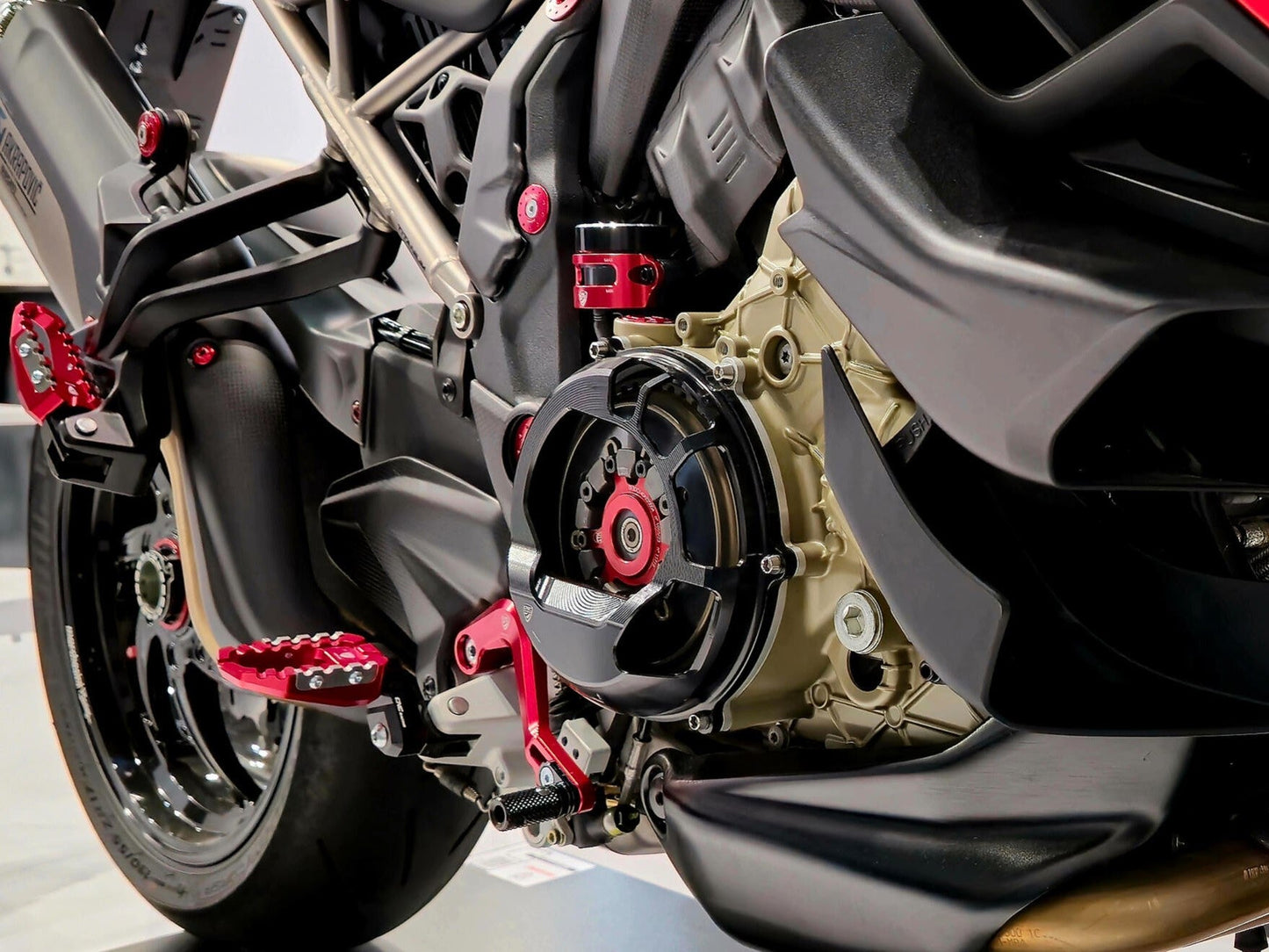 CA401 - CNC RACING Ducati Multistrada V4 RS / Streetfighter V4 Clear Cover Dry Clutch – Accessories in the Factory Racing Motorcycle Aftermarket Accessories and Parts Online Shop