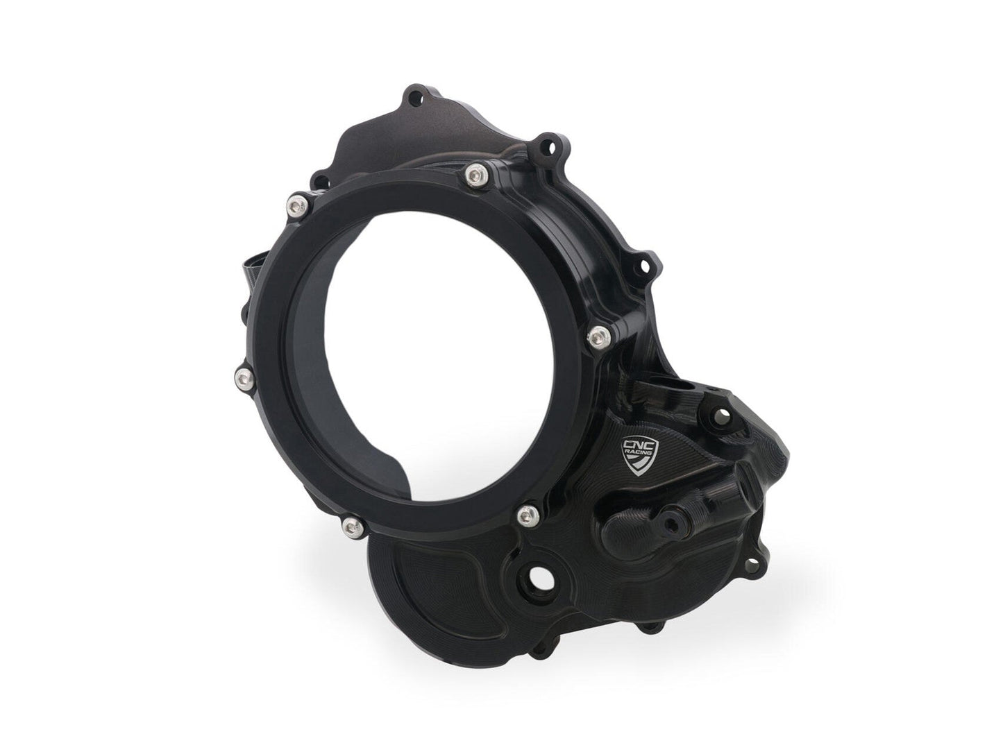 CNC RACING CA510 Ducati Hypermotard 698 Mono (2024+) Oil Bath Clear Clutch Cover – Accessories in the Factory Racing Motorcycle Aftermarket Accessories and Parts Online Shop