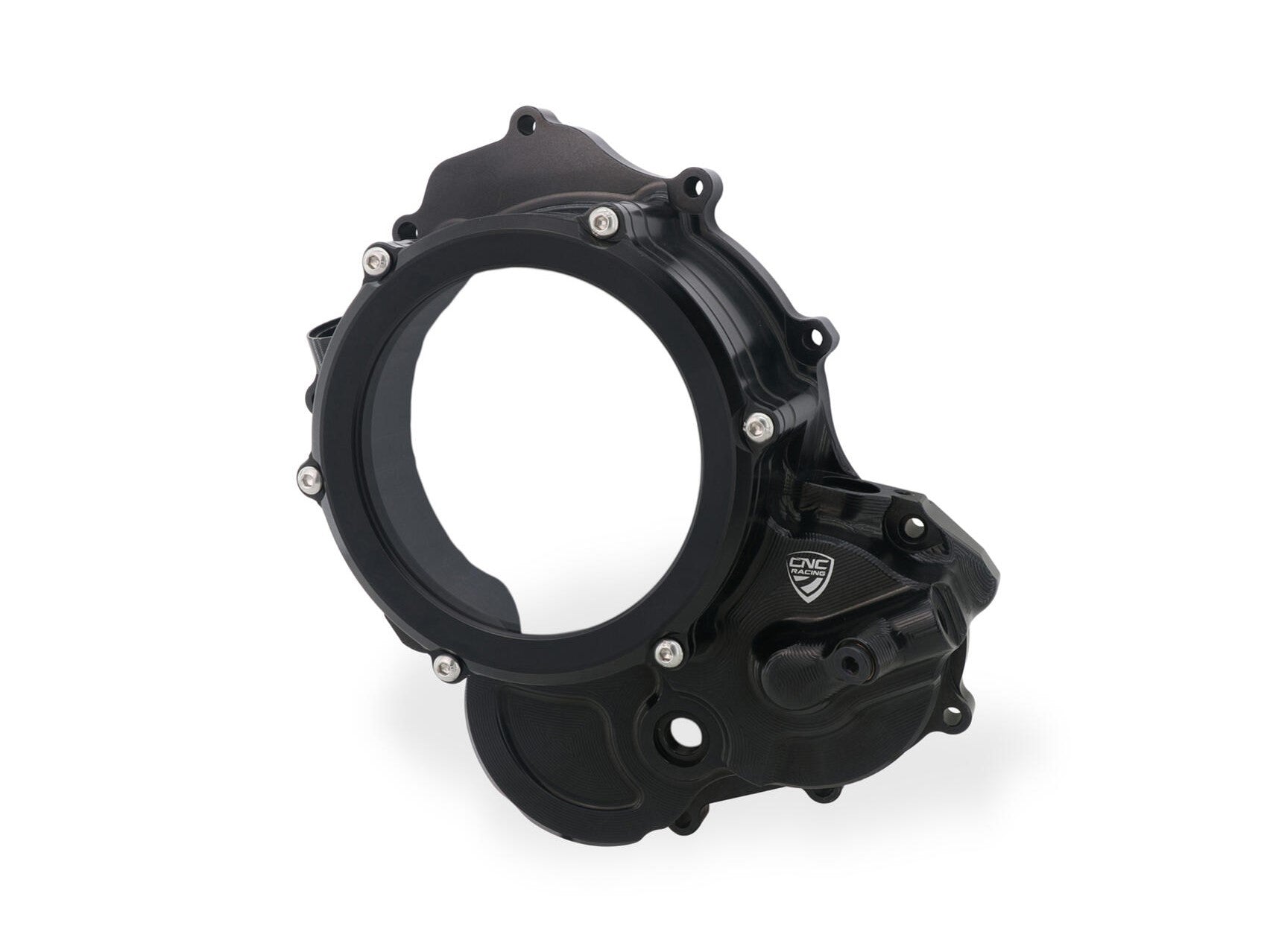 CNC RACING CA510 Ducati Hypermotard 698 Mono (2024+) Oil Bath Clear Clutch Cover – Accessories in the Factory Racing Motorcycle Aftermarket Accessories and Parts Online Shop