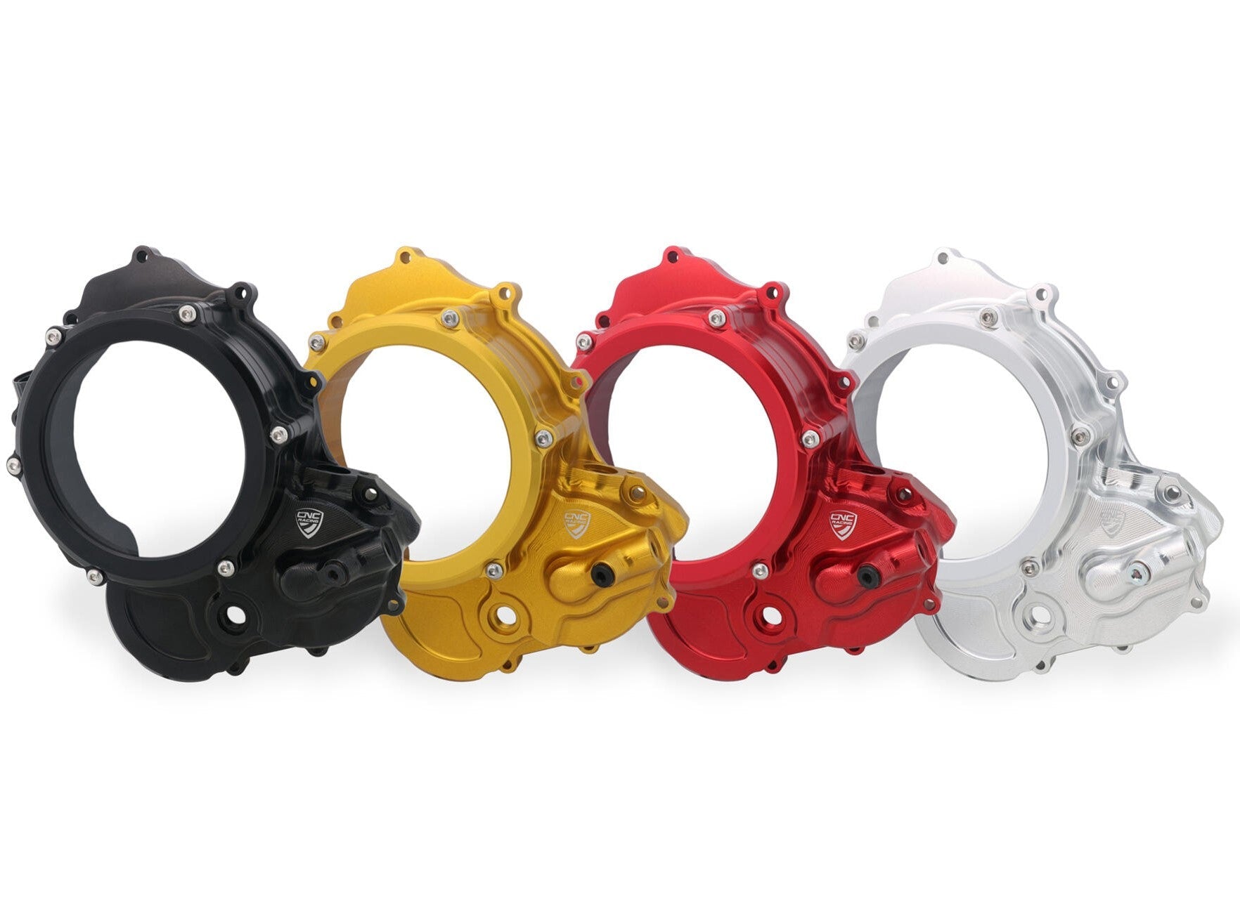CNC RACING CA510 Ducati Hypermotard 698 Mono (2024+) Oil Bath Clear Clutch Cover – Accessories in the Factory Racing Motorcycle Aftermarket Accessories and Parts Online Shop
