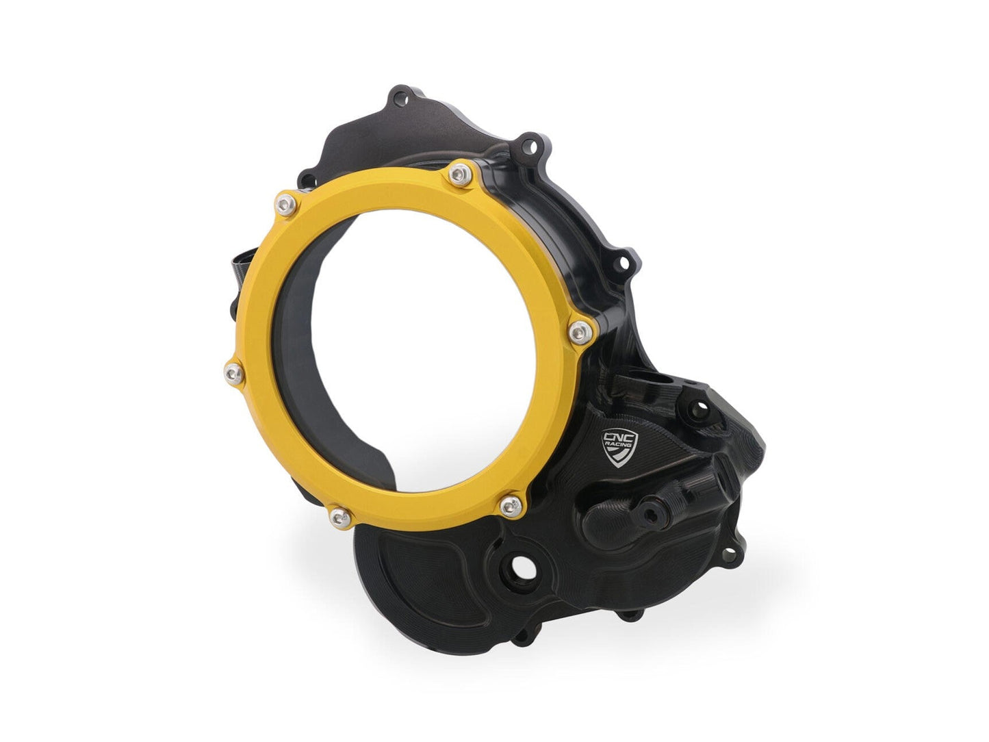 CNC RACING CA510 Ducati Hypermotard 698 Mono (2024+) Oil Bath Clear Clutch Cover (bi-color) – Accessories in the Factory Racing Motorcycle Aftermarket Accessories and Parts Online Shop