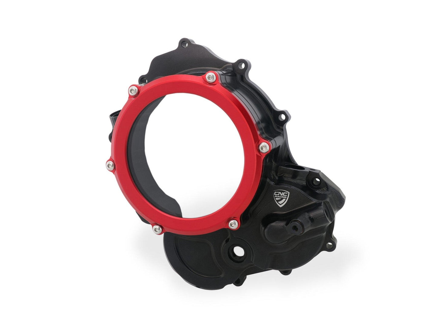 CNC RACING CA510 Ducati Hypermotard 698 Mono (2024+) Oil Bath Clear Clutch Cover (bi-color) – Accessories in the Factory Racing Motorcycle Aftermarket Accessories and Parts Online Shop