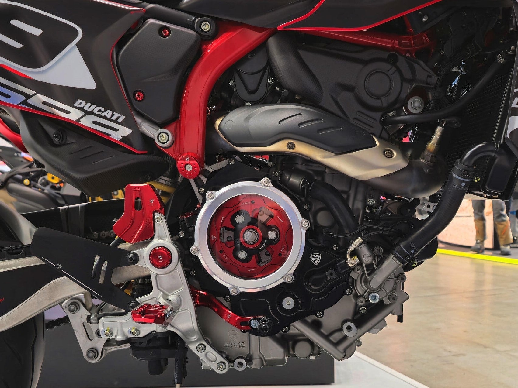 CNC RACING CA510 Ducati Hypermotard 698 Mono (2024+) Oil Bath Clear Clutch Cover – Accessories in the Factory Racing Motorcycle Aftermarket Accessories and Parts Online Shop