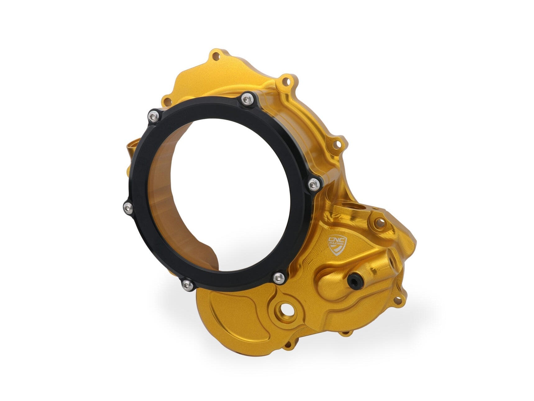 CNC RACING CA510 Ducati Hypermotard 698 Mono (2024+) Oil Bath Clear Clutch Cover (bi-color) – Accessories in the Factory Racing Motorcycle Aftermarket Accessories and Parts Online Shop