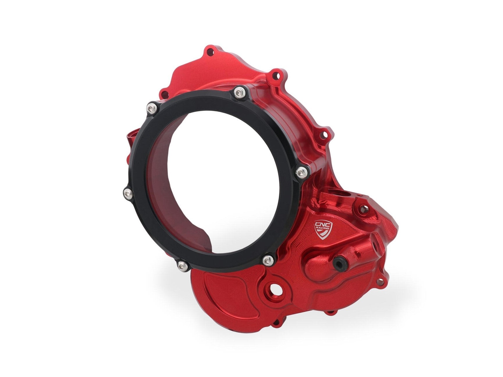 CNC RACING CA510 Ducati Hypermotard 698 Mono (2024+) Oil Bath Clear Clutch Cover (bi-color) – Accessories in the Factory Racing Motorcycle Aftermarket Accessories and Parts Online Shop