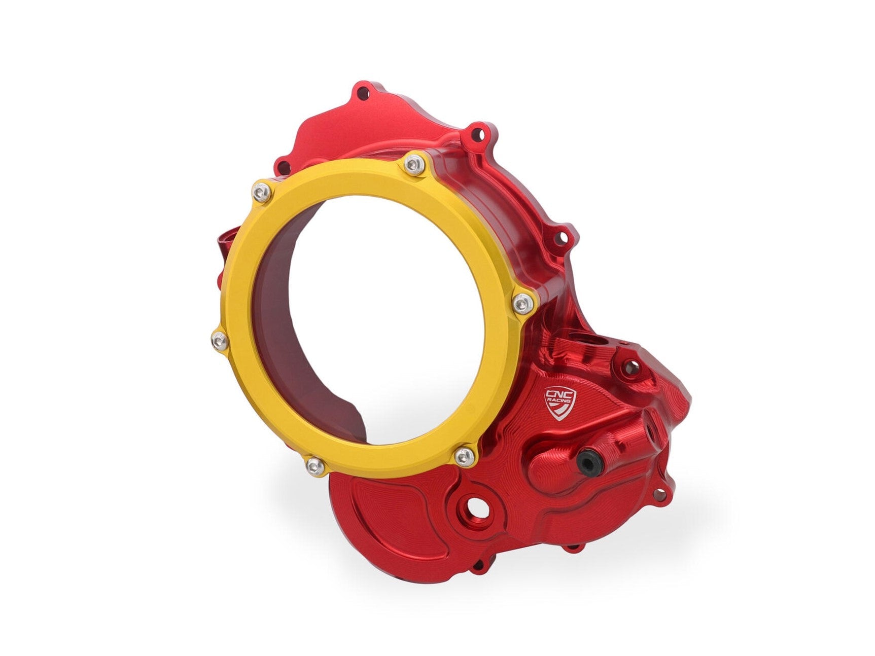 CNC RACING CA510 Ducati Hypermotard 698 Mono (2024+) Oil Bath Clear Clutch Cover (bi-color) – Accessories in the Factory Racing Motorcycle Aftermarket Accessories and Parts Online Shop