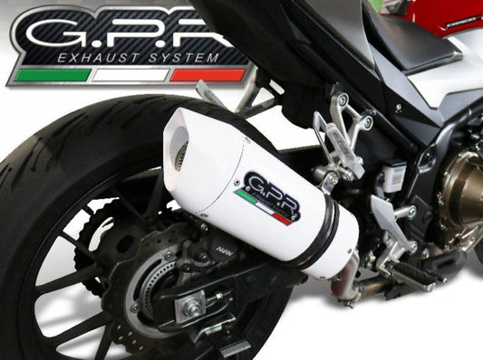 GPR Honda CB500F (2019 – ) Full Exhaust System "Albus Ceramic"