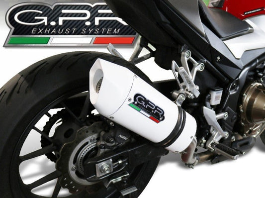 GPR Honda CB500F (13/16) Full Exhaust System "Albus Ceramic"