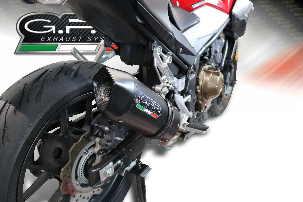 GPR Honda CB500F (2019 – ) Full Exhaust System "Furore Nero"