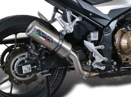 GPR Honda CB500F (2019 – ) Slip-on Exhaust "M3 Inox" (EU homologated)