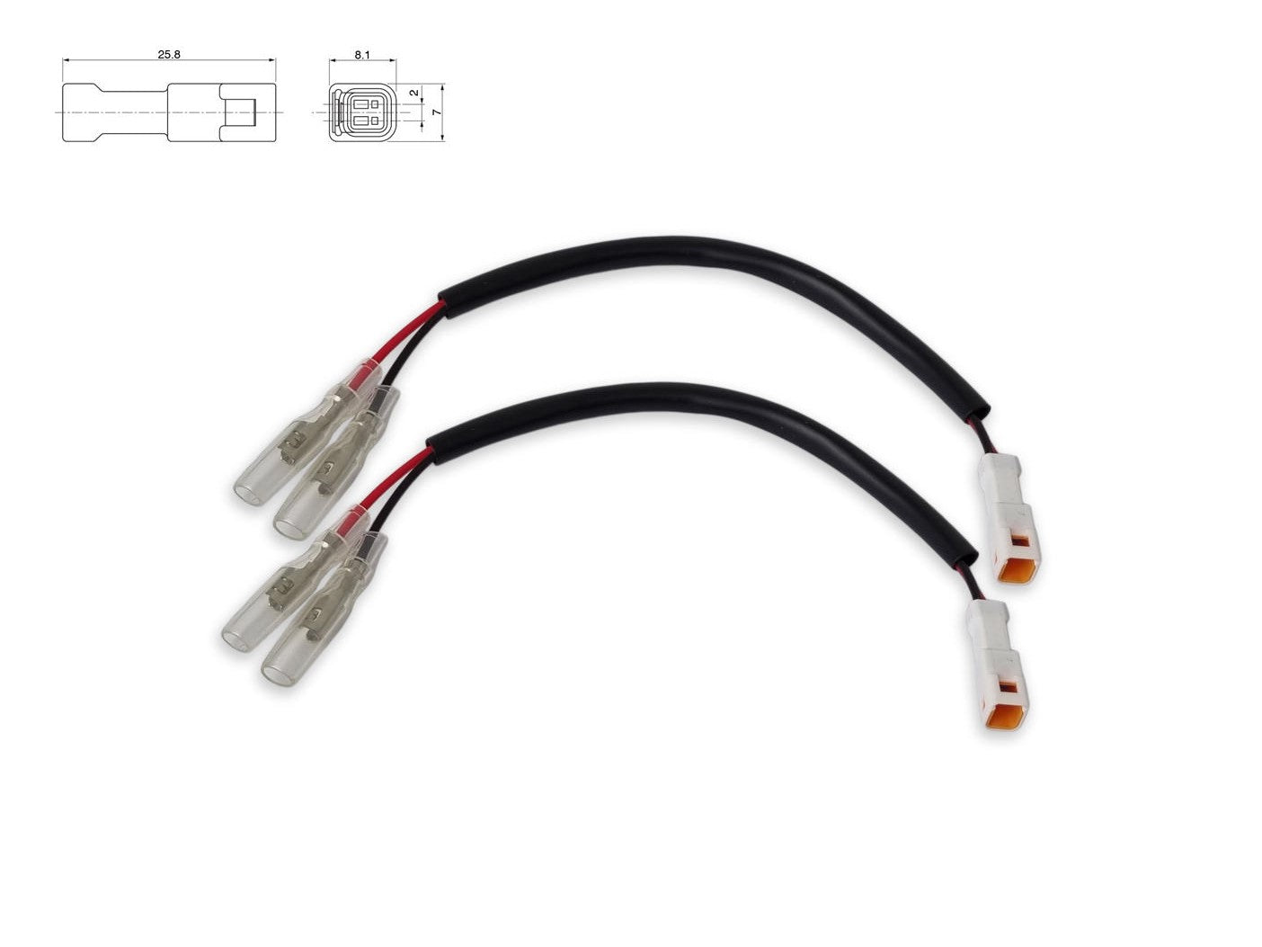 CB006 - CNC RACING Ducati DesertX / Multistrada V4 Indicators Cable Plugs Kit – Accessories in the Factory Racing Motorcycle Aftermarket Accessories and Parts Online Shop