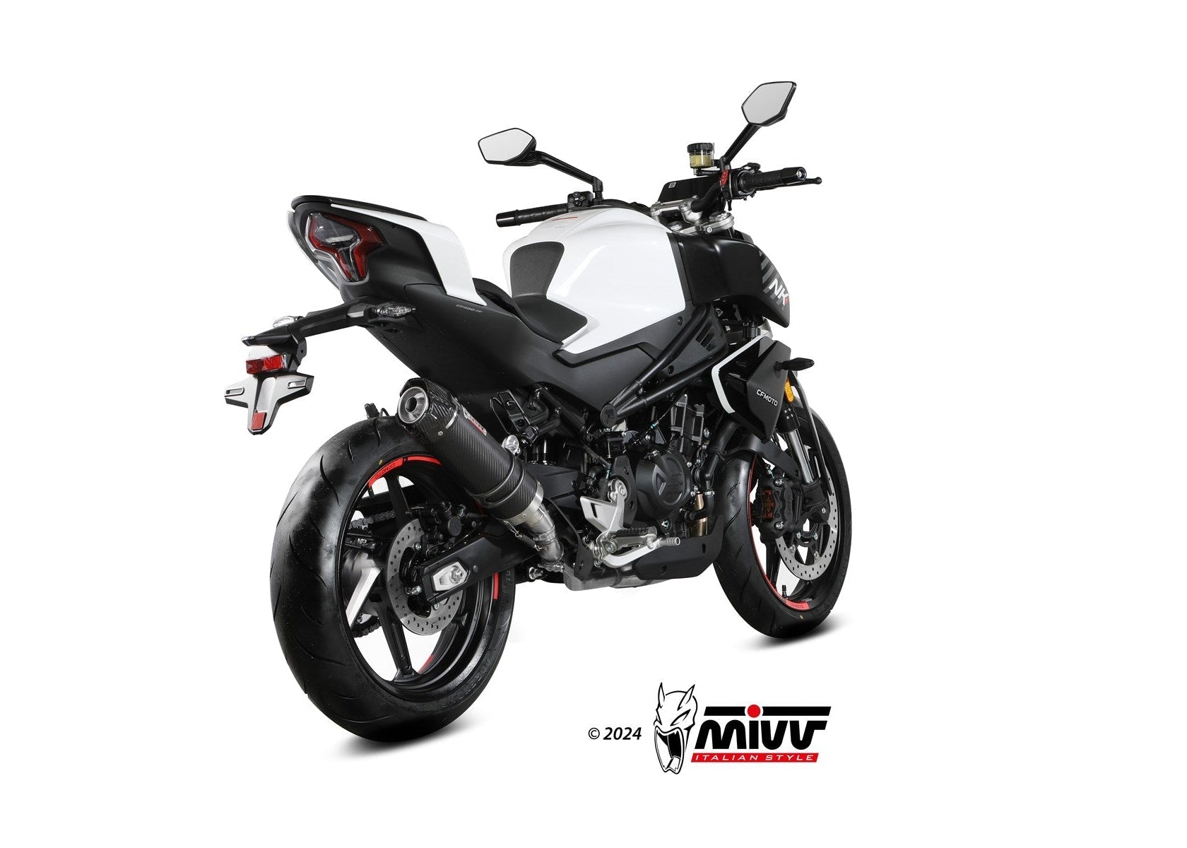 MIVV CF.004 CF MOTO 450NK ( 2023+ ) Slip-on Exhaust "GP" (carbon + cap; approved) – Accessories in the 2WheelsHero Motorcycle Aftermarket Accessories and Parts Online Shop