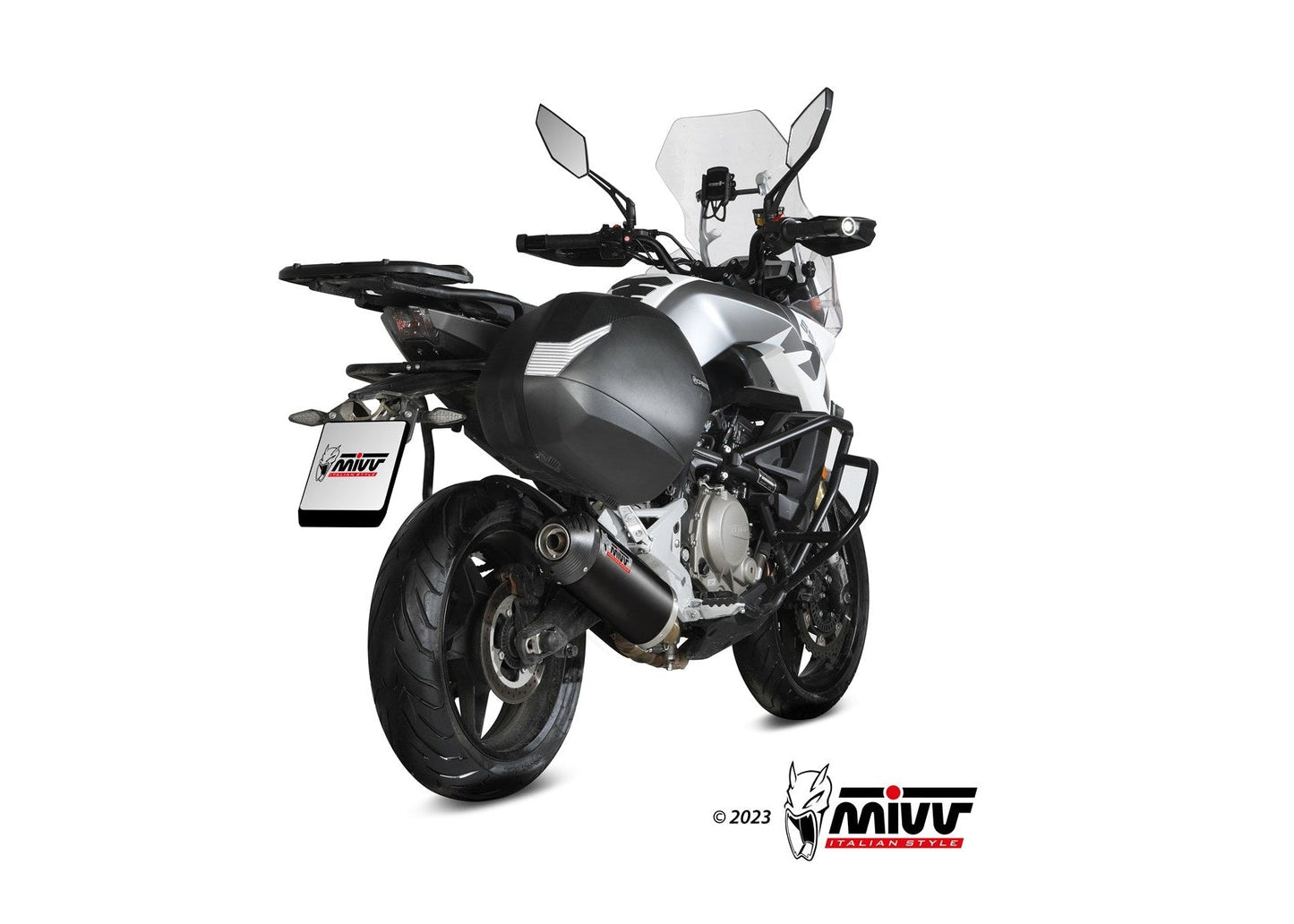 MIVV CF.002 CF MOTO 650MT ( 2021+ ) Slip-on Exhaust "Oval" (black + carbon cap; approved) – Accessories in the 2WheelsHero Motorcycle Aftermarket Accessories and Parts Online Shop