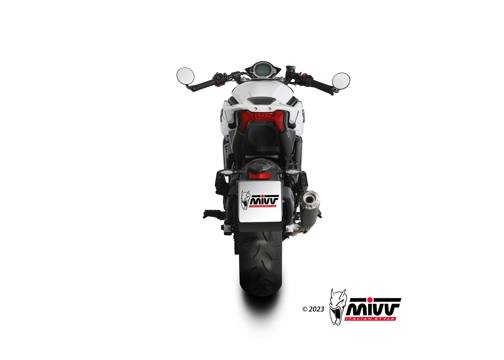 MIVV CF.003 CF MOTO 700CL-X ( 2023+ ) Slip-on Exhaust "X-M1" (black; approved) – Accessories in the 2WheelsHero Motorcycle Aftermarket Accessories and Parts Online Shop