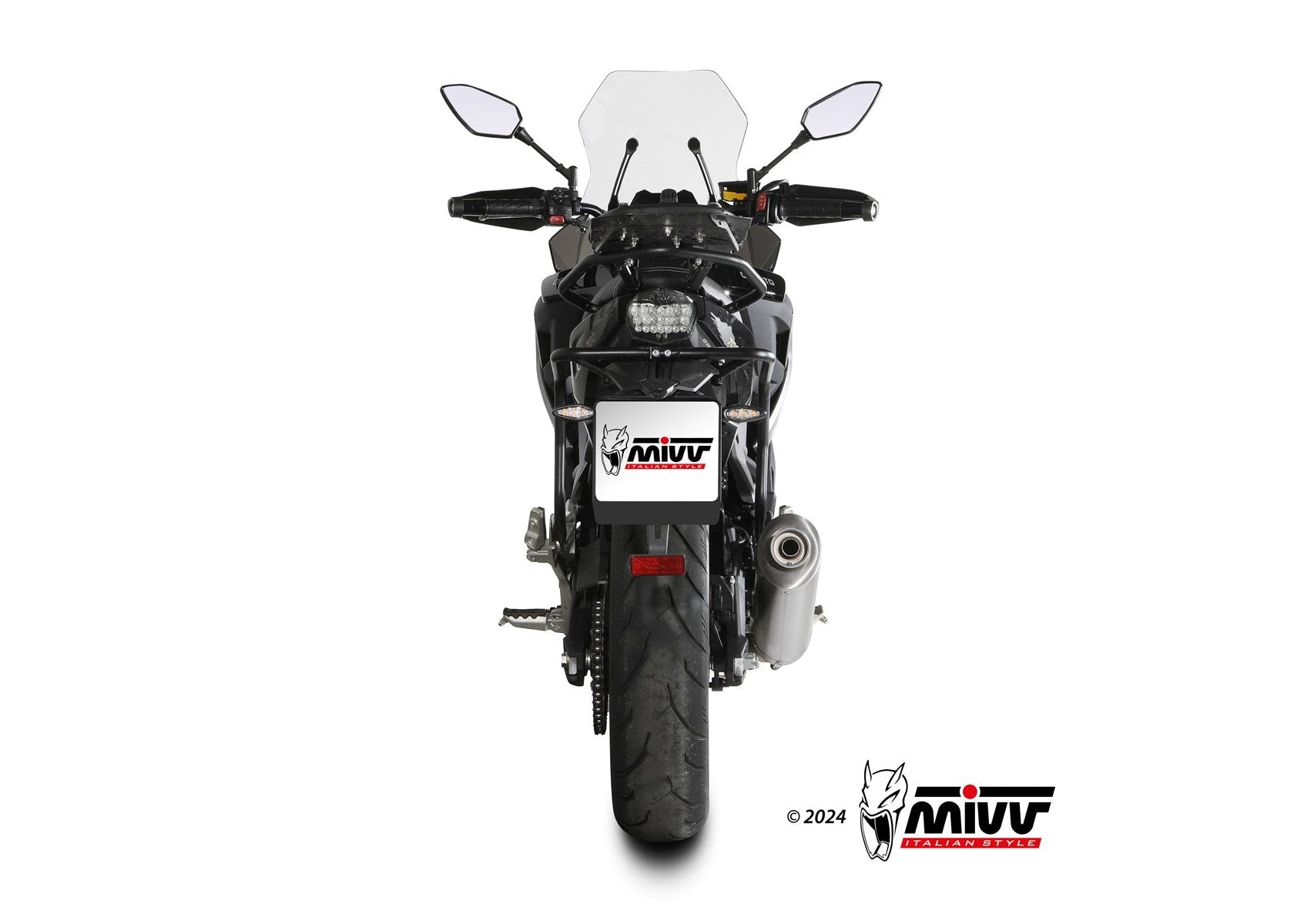 MIVV CF.002 CF MOTO 700MT ( 2024+ ) Slip-on Exhaust "Oval" (stainless steel; approved) – Accessories in the 2WheelsHero Motorcycle Aftermarket Accessories and Parts Online Shop