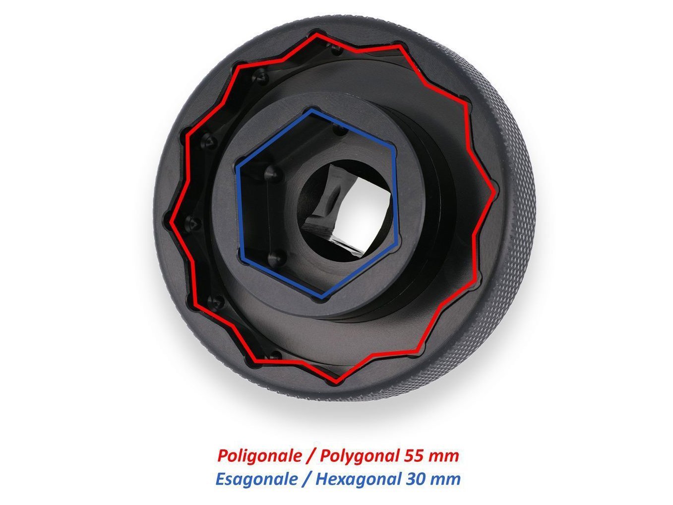 CHD02 - CNC RACING Ducati Socket Drive Tool (for front / rear wheel nuts) – Accessories in the Factory Racing Motorcycle Aftermarket Accessories and Parts Online Shop