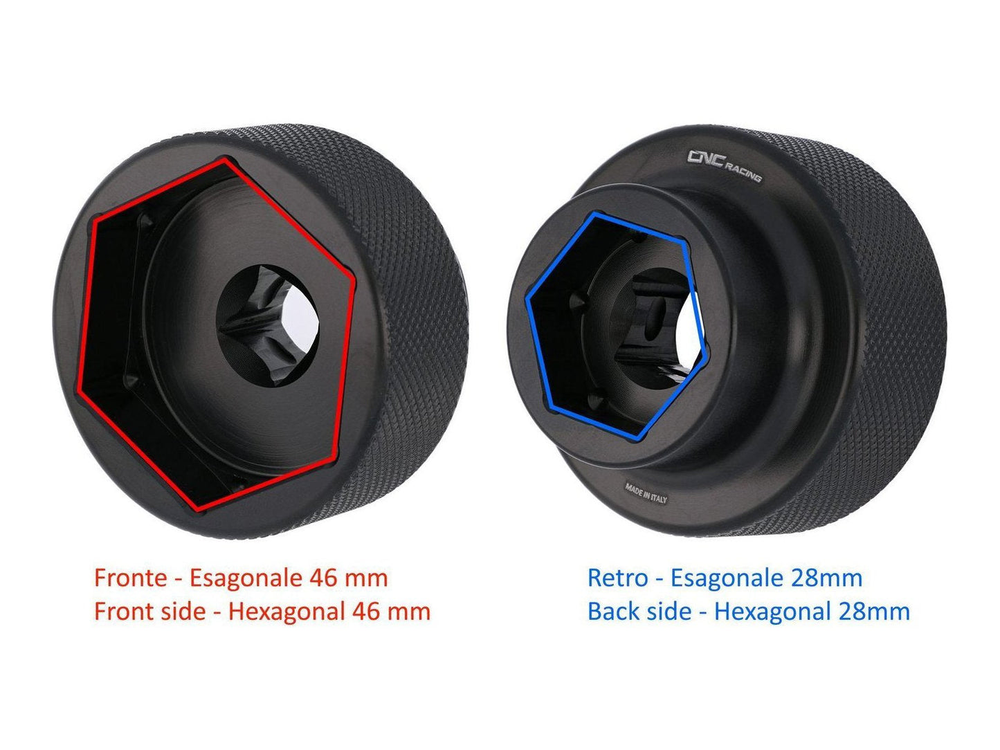 CHD03 - CNC RACING Ducati Socket Drive Tool (for front / rear wheel nuts) – Accessories in the Factory Racing Motorcycle Aftermarket Accessories and Parts Online Shop