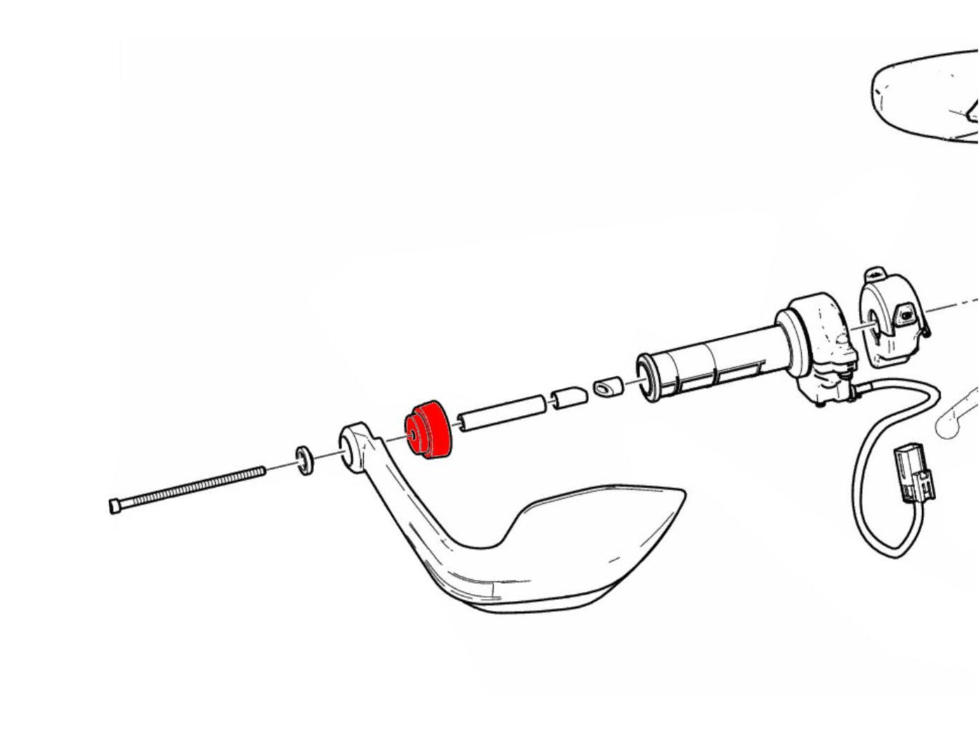 CM240 - CNC RACING Ducati Hypermotard 698 Mono (2024+) Handlebar End Weights – Accessories in the Factory Racing Motorcycle Aftermarket Accessories and Parts Online Shop