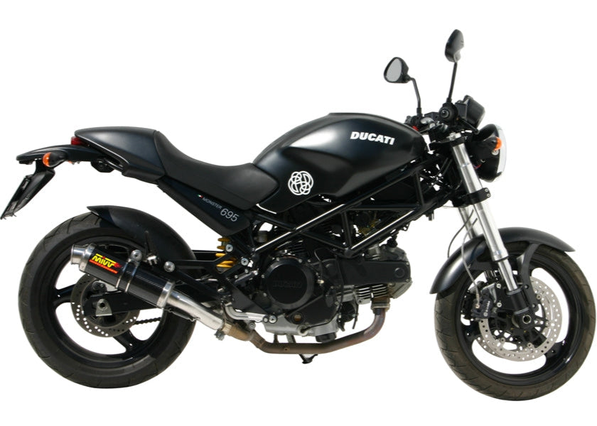 MIVV D.019 Ducati Monster 695 (06/08) Dual Slip-on Exhaust "GP" (carbon; not approved) – Accessories in the 2WheelsHero Motorcycle Aftermarket Accessories and Parts Online Shop