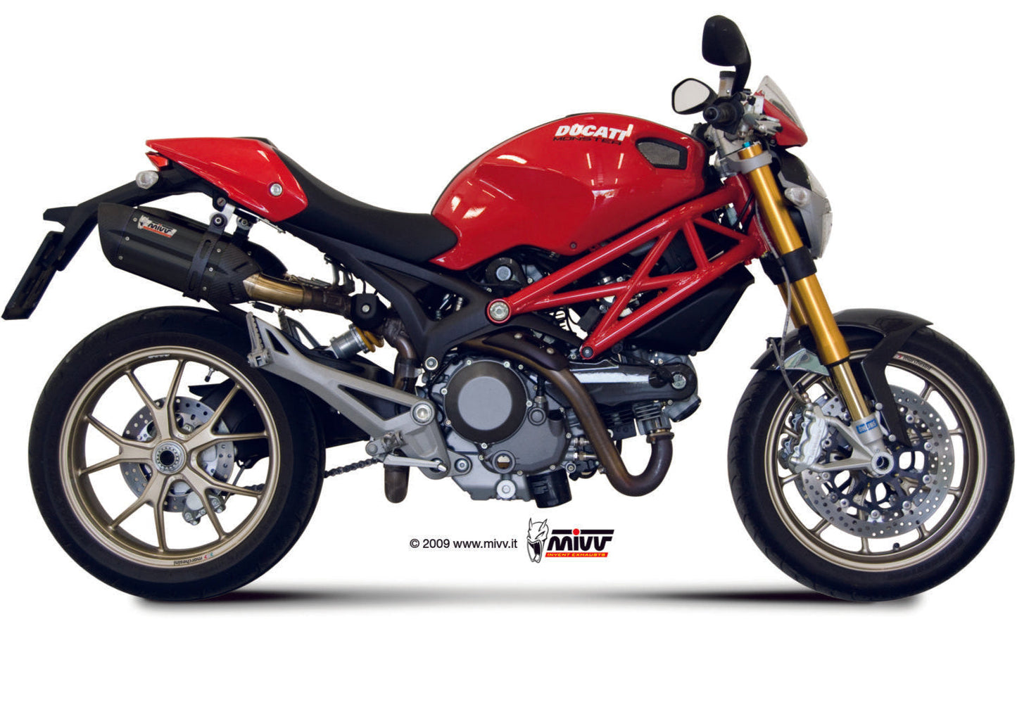 MIVV D.025 Ducati Monster 795 / 796 (10/14) Dual Slip-on Exhaust "Suono" (black; approved) – Accessories in the 2WheelsHero Motorcycle Aftermarket Accessories and Parts Online Shop
